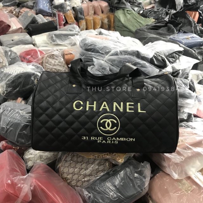 Túi Trống Du Lịch Hoạ Tiết Chà Neo, Túi Xách Du Lịch Size To