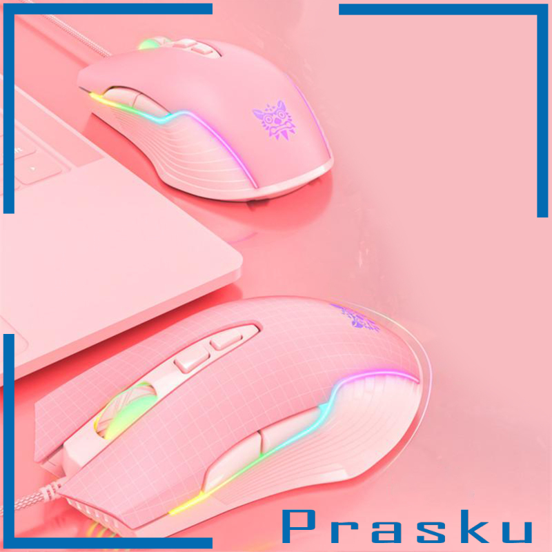 Chuột Gaming Có Dây Đèn Led 7 Nút 6400 Dpi Cho Laptop / Pc