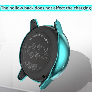 Diamond PC Screen Protector Case for Samsung Galaxy Watch Active Shock-Proof Anti-fall Protective Cover Bumper Shell