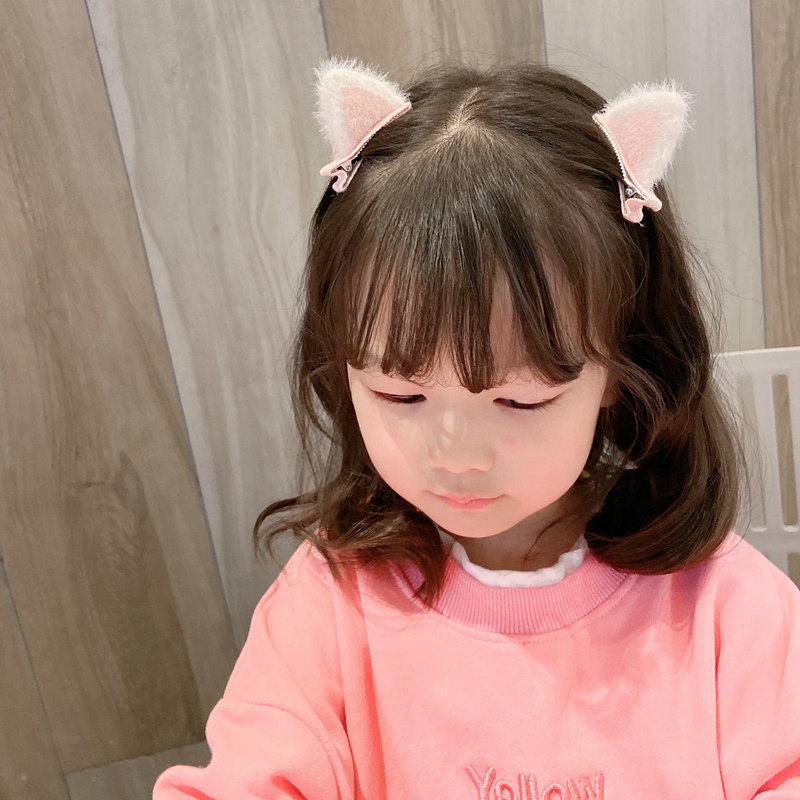 Kẹp tóc tai mèo dễ thương hàn quốc