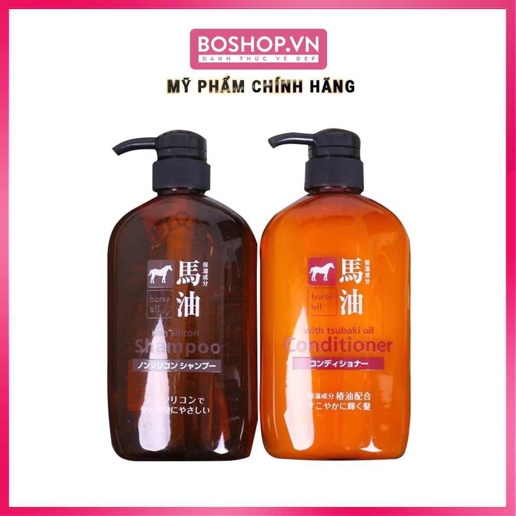 Dầu Gội Xả Mỡ Ngựa Kumargic Horse Oil -Combo 600ml