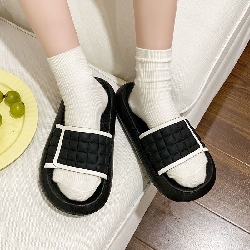 Dép lê basic đế bánh mì chống trơn trượt