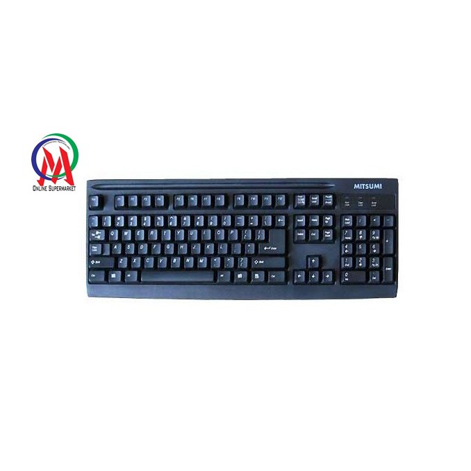 BÀN PHÍM MITSUMI PS2 ĐEN loại 1 giống hàng MINH THÔNG loại 1
