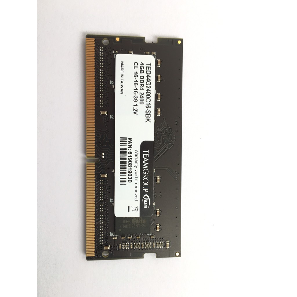 [Mã ELMS05 giảm 5% đơn 300k]Ram Laptop 4GB DDR4 Bus 2400 Teamgroup Networkhub phân phối | BigBuy360 - bigbuy360.vn