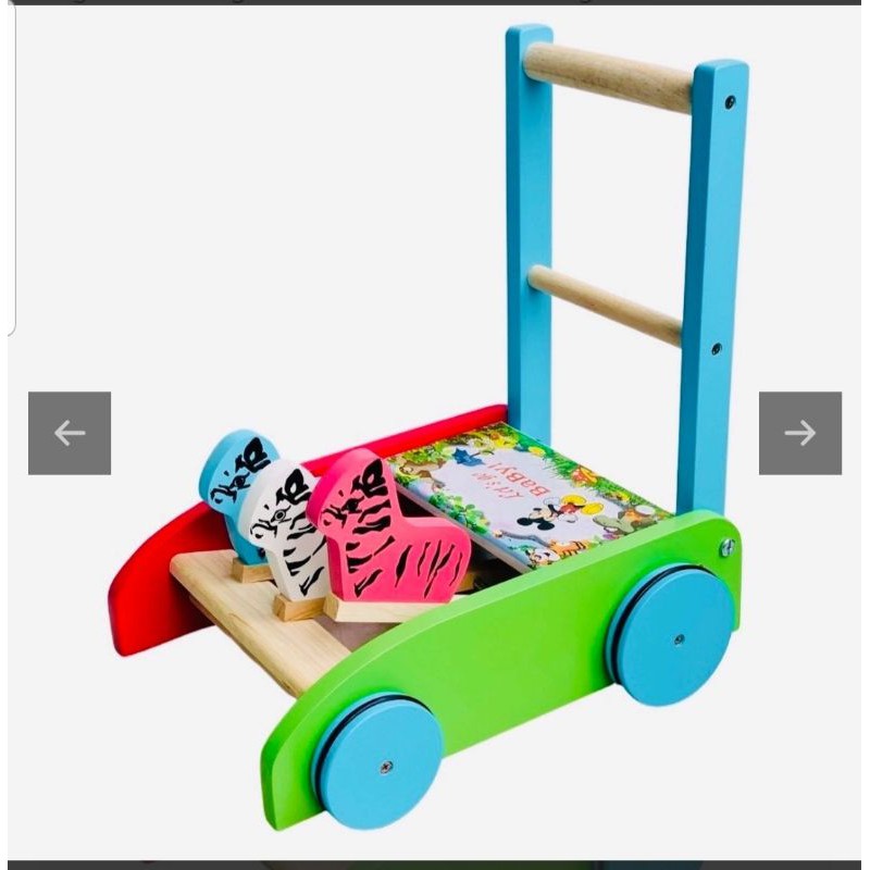 Xe tập đi con ngựa bằng gỗ cho bé