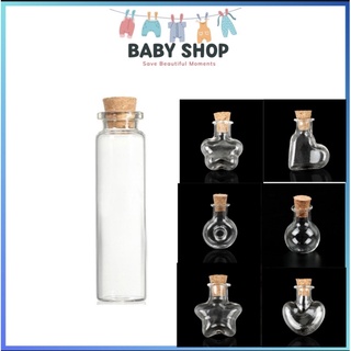 Lọ Thủy Tinh Mini Kèm Nút Bần 2ml-5ml