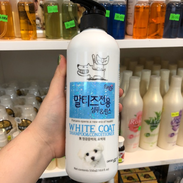 Sữa tắm Hàn Quốc Forbis Forcan (Lông trắng) 550ml