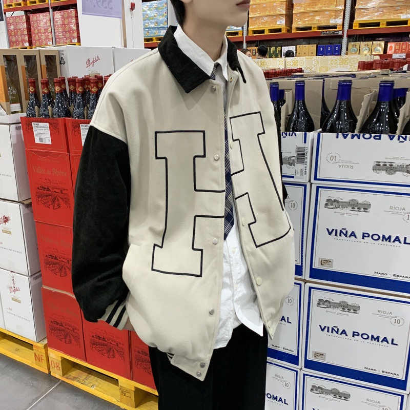 Áo khoác bomber thêu họa tiết phong cách Hàn Quốc trẻ trung dành cho nữ