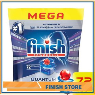 Viên rửa bát Finish quantum Max túi 72 viên