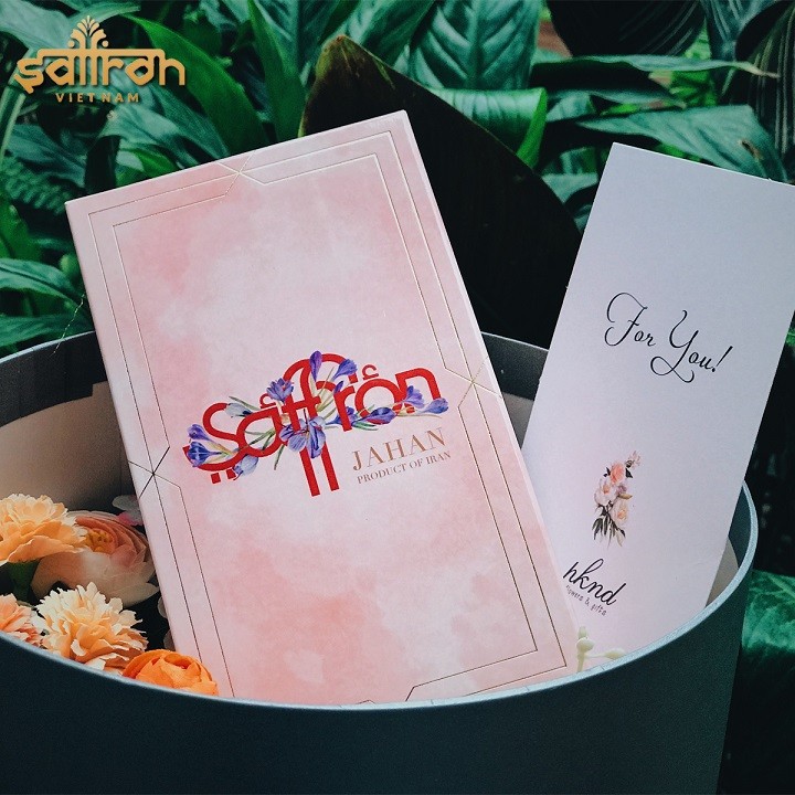 Nhụy Hoa Nghệ Tây Saffron Jahan 1Gr/hộp thuộc thương hiệu Saffron Việt Nam
