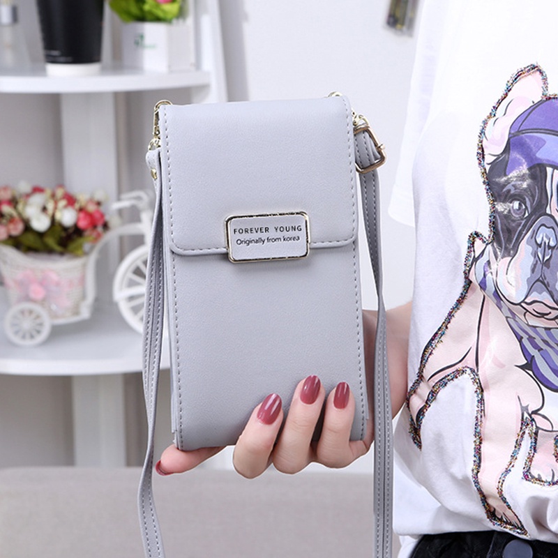 Ielgy Túi Đeo Chéo Mini Đựng Điện Thoại Phong Cách Hàn Quốc Cho Nữ