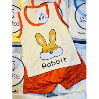 Bộ ba lỗ thun lạnh Minky Mom cho bé