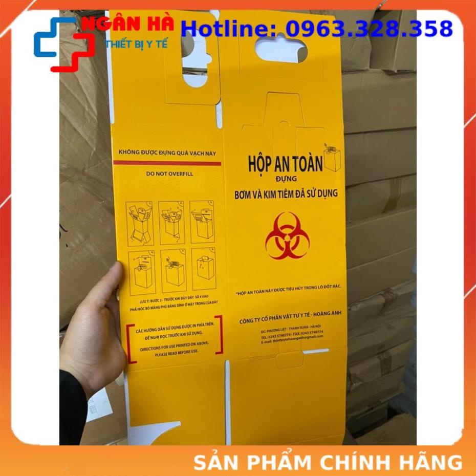 Hộp an toàn, hộp an toàn đựng bơm và kim tiêm đã sử dụng,