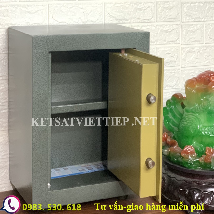 [CHINH HANG] Két Sắt Việt Tiệp VT25 khóa cơ-két sắt mini- 35kg