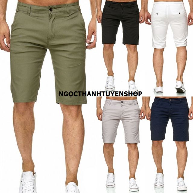 QUẦN SỌT NAM KAKI KHÓA KÉO NHIỀU MÀU | BigBuy360 - bigbuy360.vn