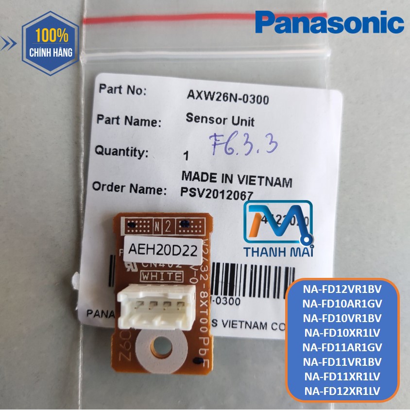 Cảm biến Máy giặt Panasonic NA-FD12VR1BV // FD10AR1GV // FD11AR1GV // FD12XR1LV