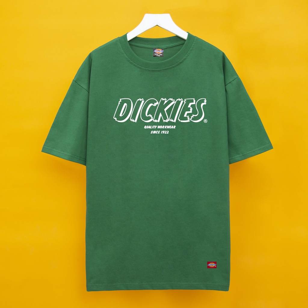 Áo Thun Dickies Chữ Outline Quality Work form rộng -T-Shirt Dickies cao cấp-DK29-Streetwears SG