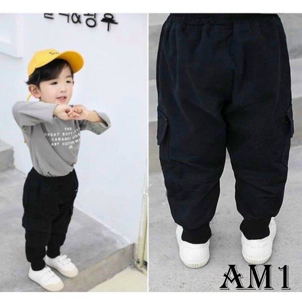 Quần dài trẻ em - Quần kaki dài túi hộp cho bé AM795 TTR102
