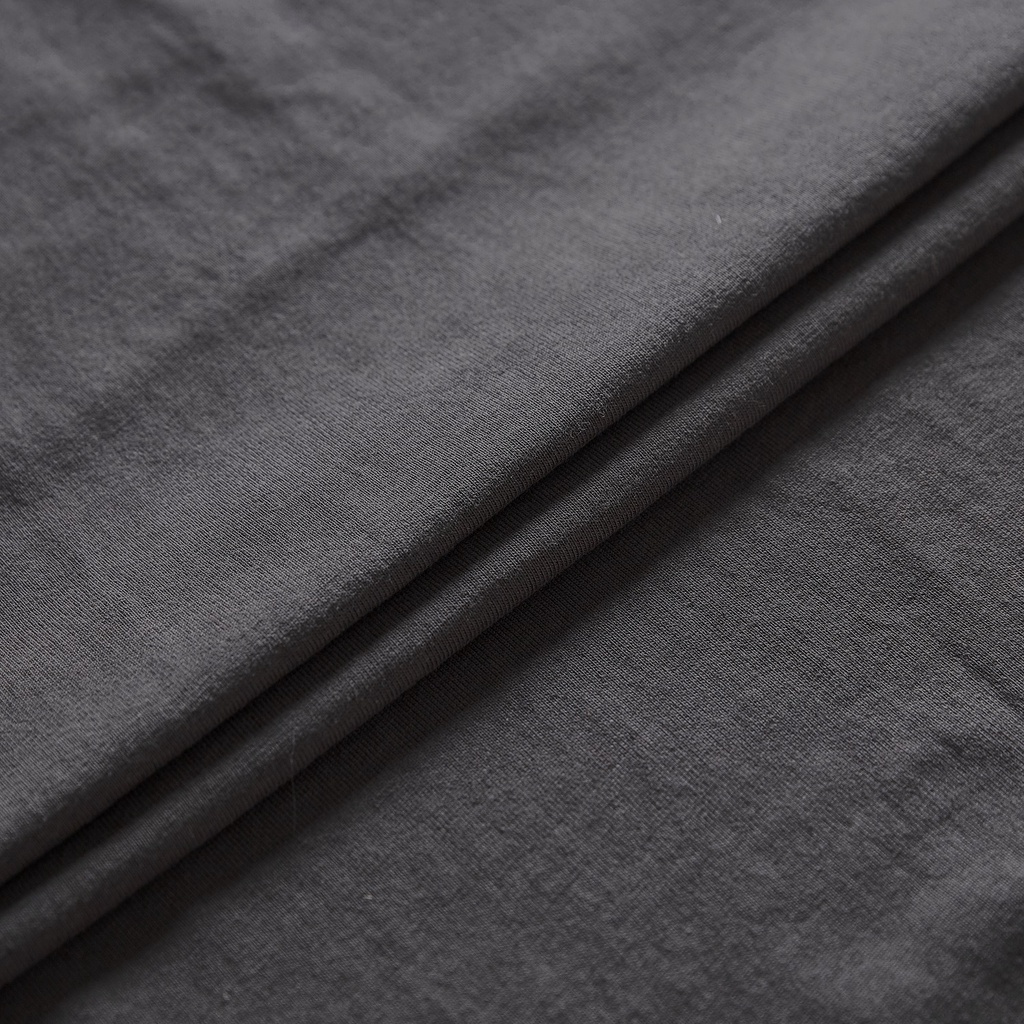 Áo Thun Trơn Tay Lỡ Gori Basic Tee | Xám Chì Form Rộng Unisex Cao Cấp
