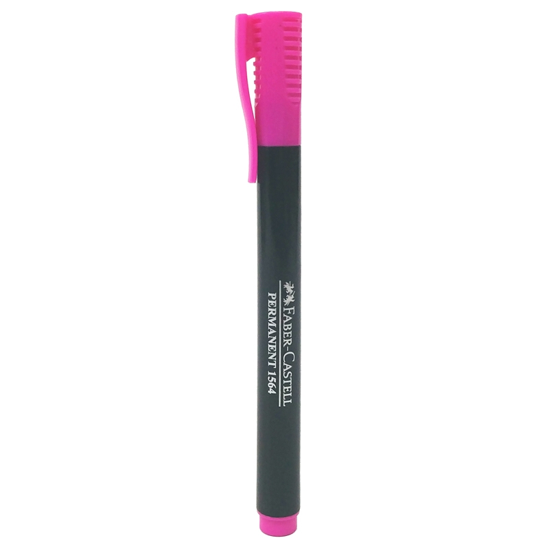 Bút đánh dấu vĩnh viễn pink (hồng) Faber 156428 - Faber-Castell