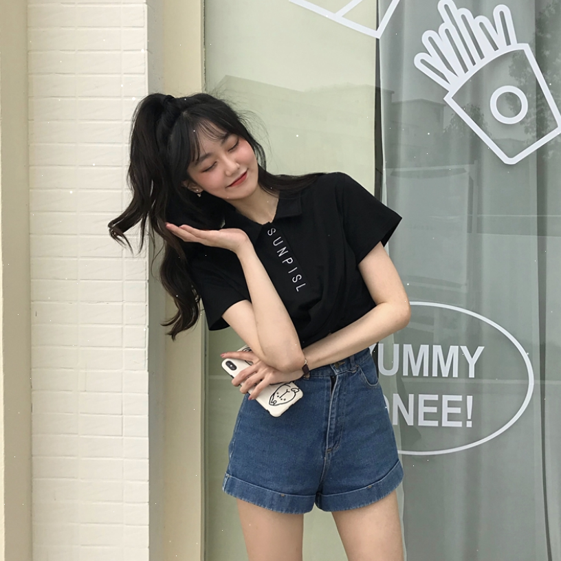 SUXI Áo Thun Tay Ngắn In Chữ Thời Trang Cho Nữ