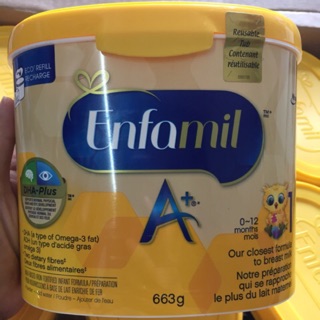 Enfamil A+ 1 giành cho bé từ 0-12 tháng 663g