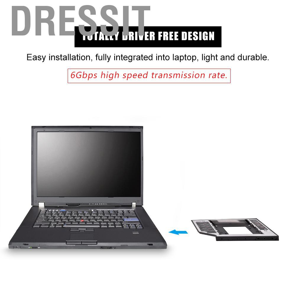 Khay Đựng Ổ Cứng Sata 2.5 "Hdd Ssd 9.5mm Cho Cd / Dvd-Rom Laptop | BigBuy360 - bigbuy360.vn