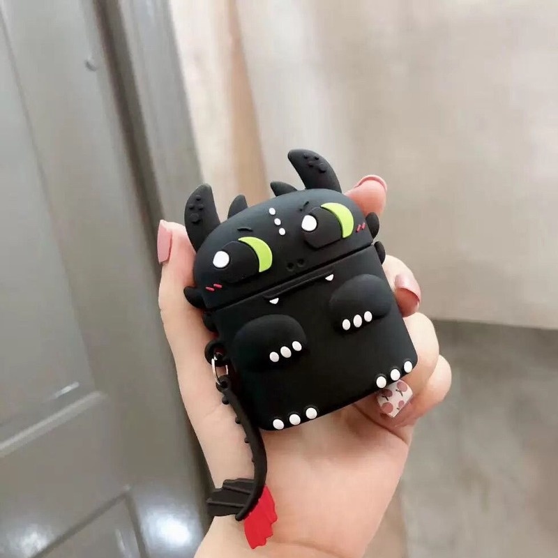 Vỏ Bảo Vệ Hộp Sạc Tai Nghe Remax TWS-10 Mềm Họa Tiết Hoạt Hình Động Vật Dễ Thương Sáng Tạo