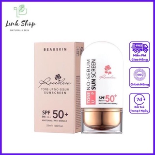 KEM CHỐNG NẮNG NGỪA NÁM - KIỀM DẦU - NÂNG TONE BEAUSKIN ROSEDEW TONEUP NO-SEBUM SUNSCREEN