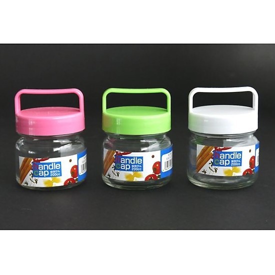 Lọ thủy tinh có quai xách 200ml