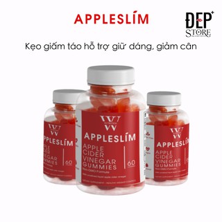 [Mã 77FMCGSALE giảm 8% đơn 500K] Kẹo giấm táo Appleslim hỗ trợ giữ dáng, đẹp da