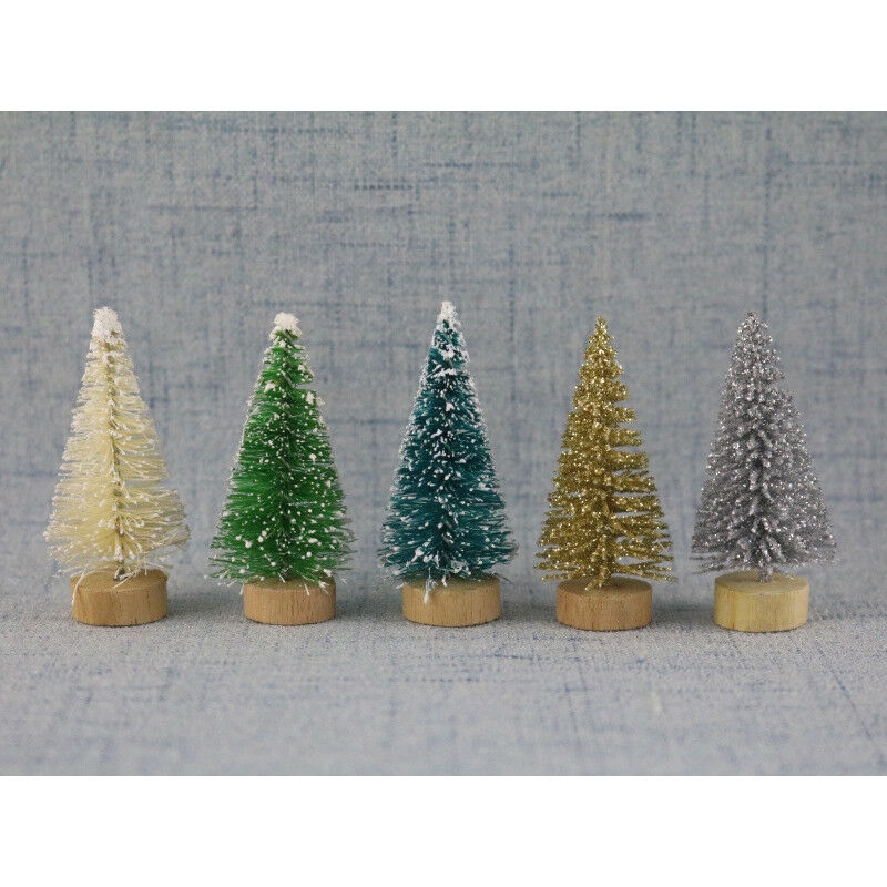 Bộ 12/24 cây thông noel mini dùng trang trí giáng sinh