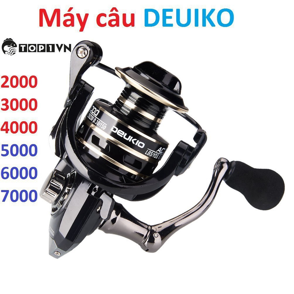 [RẺ VÔ ĐỊCH] Máy Câu Cá Deuko AC Kim Loại 2000  tới 7000 Tùy Chọn Size [ĐỒ CÂU ĐINH THẮNG]