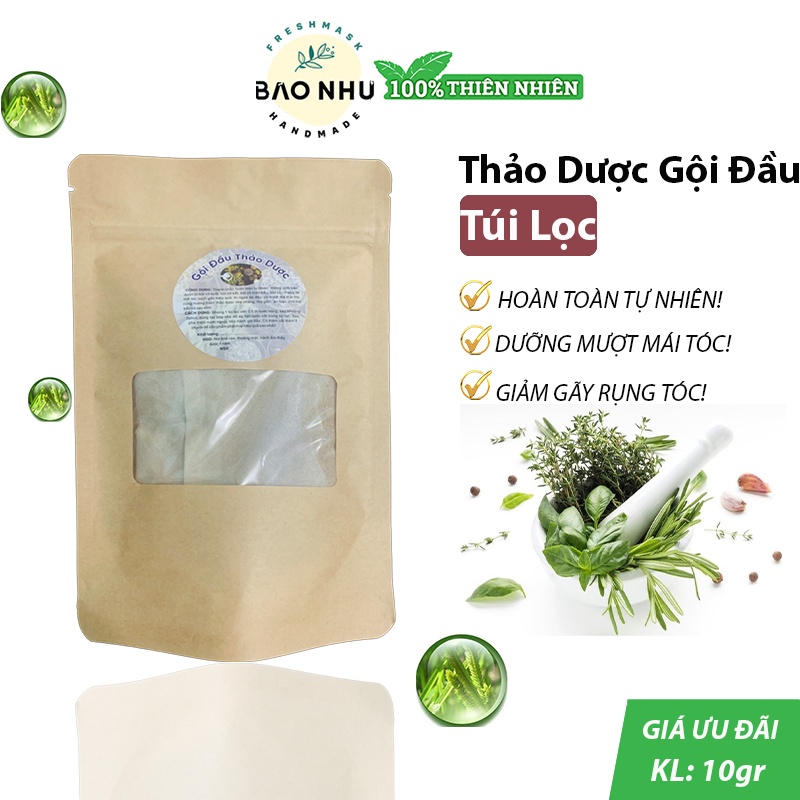 [TÚI LỌC] Thảo Dược Gội Đầu Không Hóa Chất