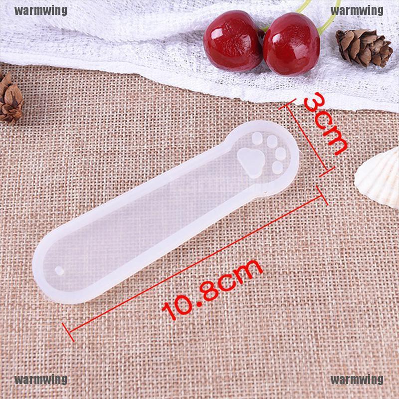 (hàng Mới Về) 1 Khuôn Silicone Làm Đồ Trang Sức Hình Móng Vuốt Mèo Có Lỗ Tự Làm