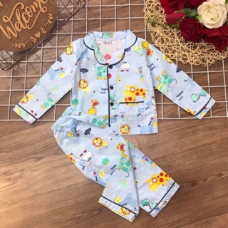 Bộ pijama thô hàn loại 1 cho bé trai, gái