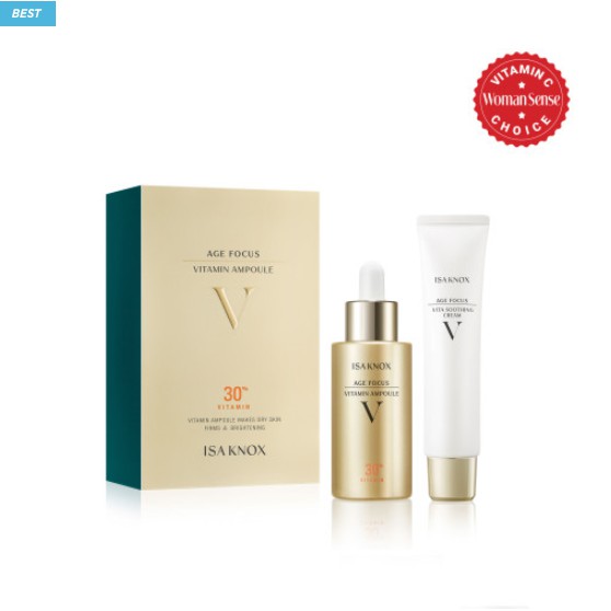 Bộ Dưỡng Da ISA KNOX Age Focus Vitamin Ampoule 30ml Special Set