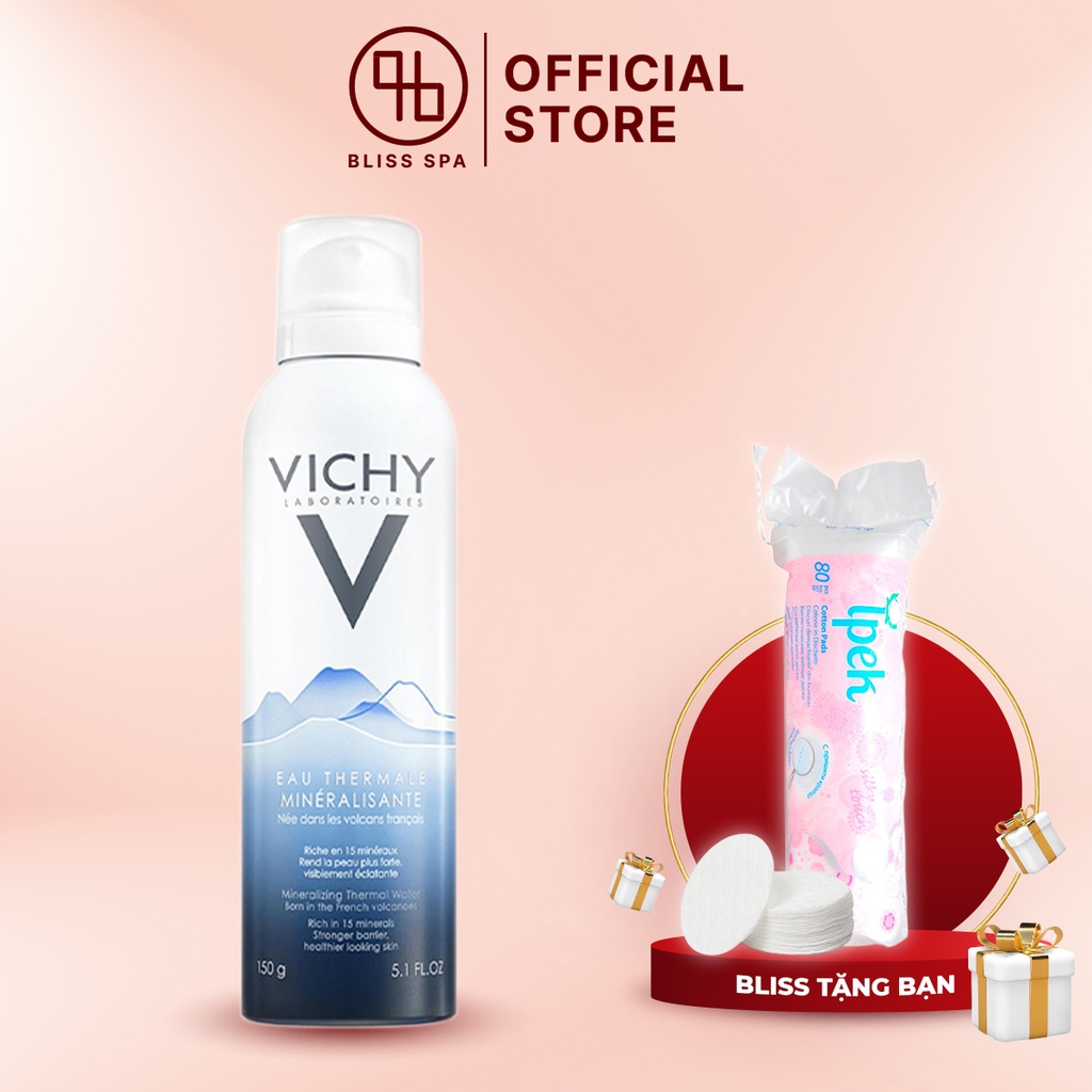 Xịt Khoáng Mặt Dưỡng Da VICHY Cấp Ẩm Cho Da Chống Lão Hóa Mineralizing Thermal Water 50ml, 150ml - Bliss Spa | BigBuy360 - bigbuy360.vn