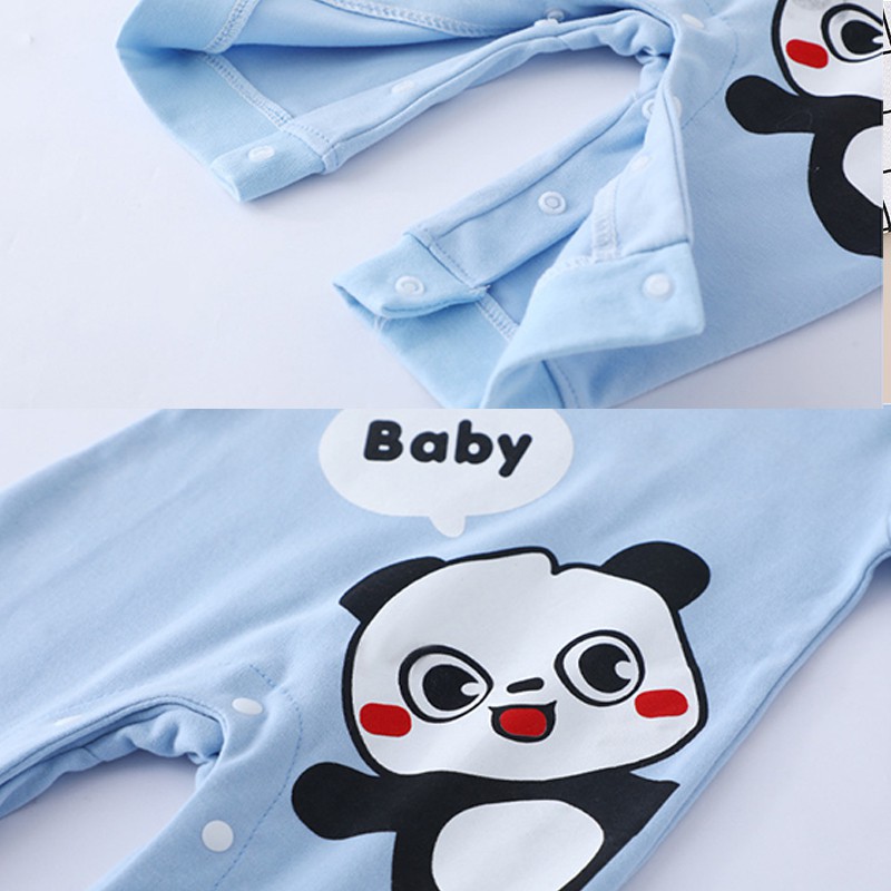 Body cotton dài tay mặc thu đông cho bé trai bé gái Hàng Quảng châu xuất Nhật SL17