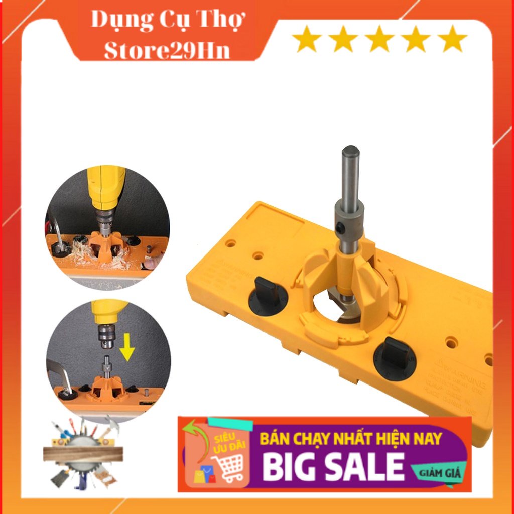 🛠 ⚒ Cữ khoan bản lề bật, cữ khoan gỗ
