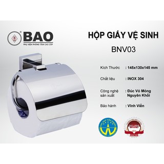 HỘP ĐỰNG GIẤY VỆ SINH BAO BN V03