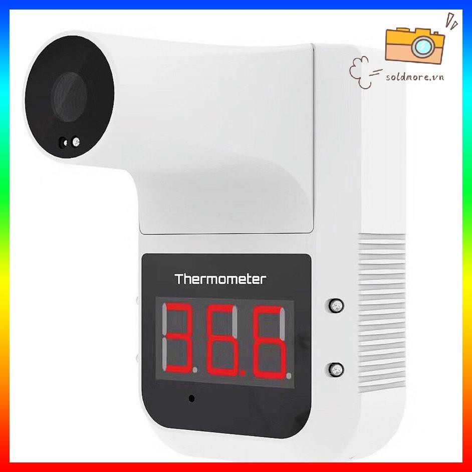 [SOE]  Single Wall-Mounted Thermometer K3 Wall-Mounted Infrared Sensor Industrial Forehead Thermometer Fixed Body Temperature Gun