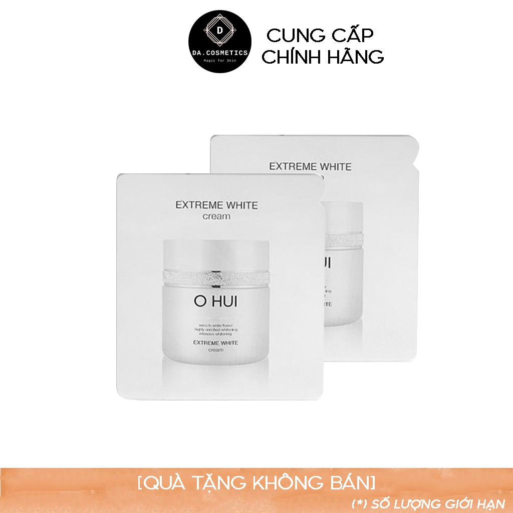 [Quà Tặng] 2 Gói Kem Dưỡng Trắng Da Ngừa Thâm Ohui Extreme White Cream 1ml