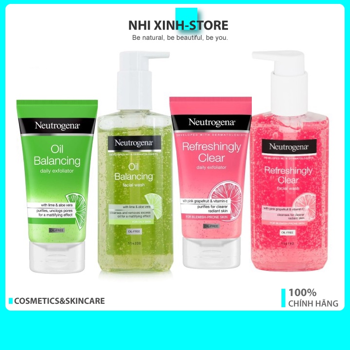 Sữa Rửa Mặt Neutrogena Pink Grapefruit & Lime