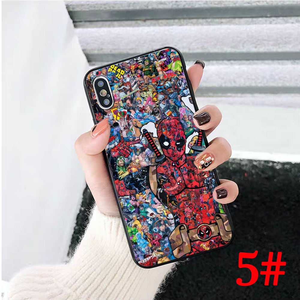 Ốp Lưng Tpu Mềm In Logo Truyện Tranh Marvel Cho Iphone X Xs Max Xr 7 8 Plus 6 6s 5 5s Se