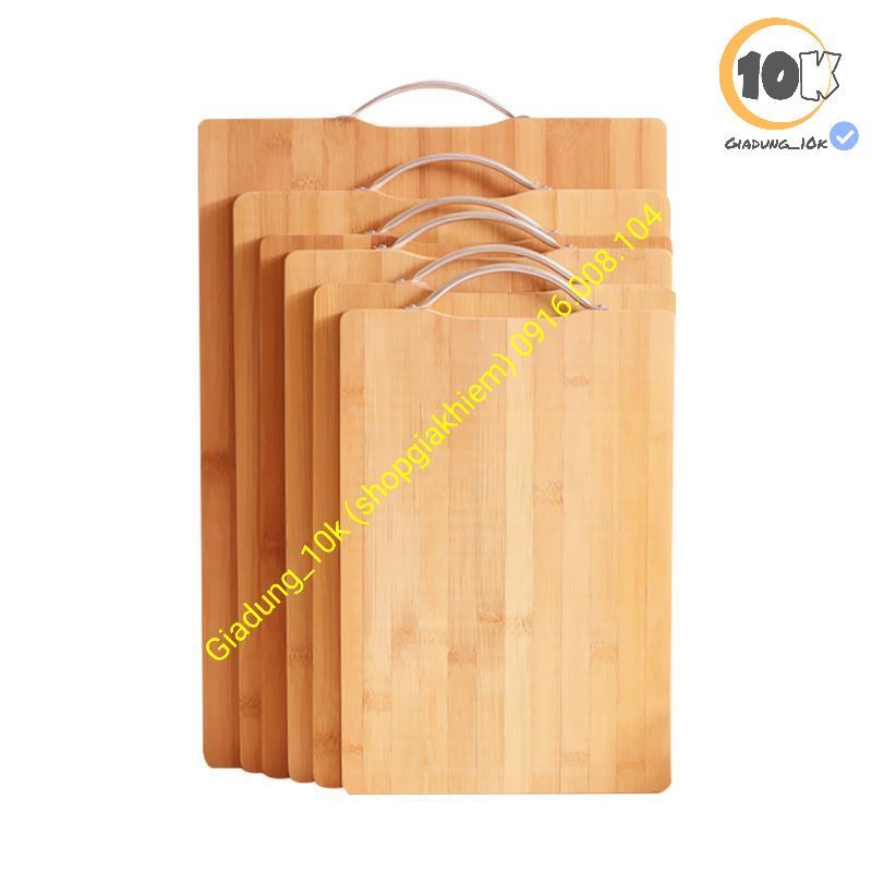 Thớt Tre Trúc Size To 32 x 22cm (dày 1.8cm) An Toàn Cho Sức Khỏe Có Quai Treo Chắc Chắn (p14)