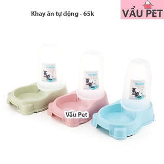 Khay ăn tự động cho chó mèo thú cưng 4.8