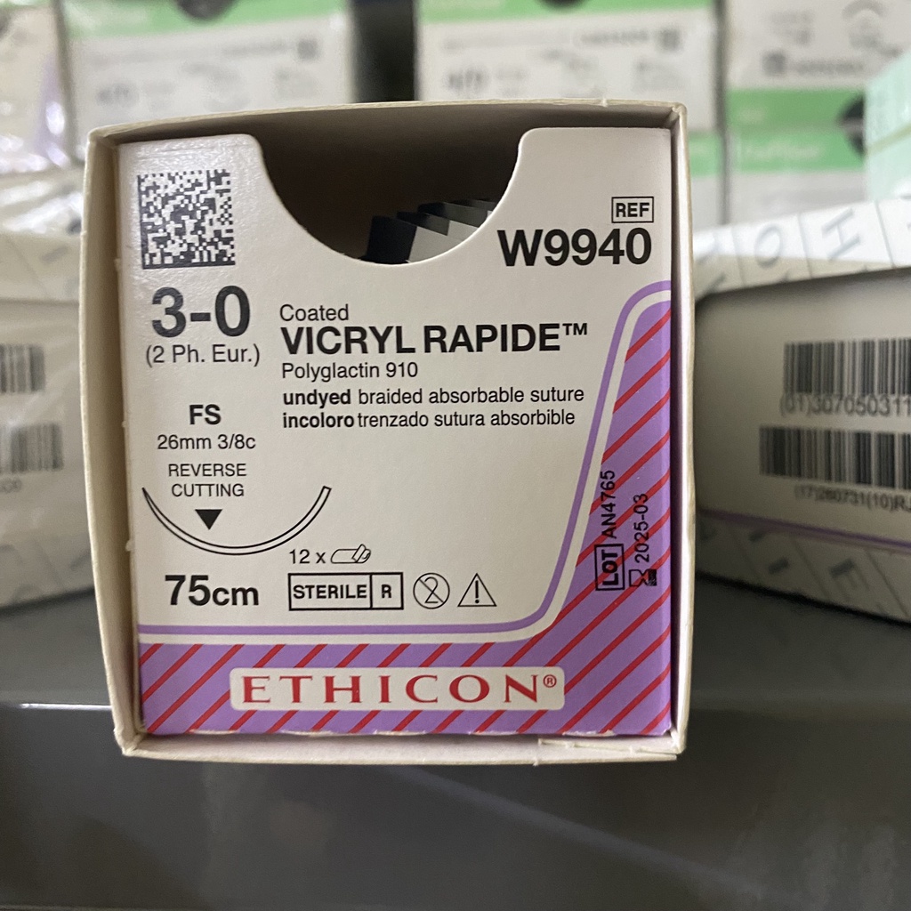 Chỉ phẫu thuật tiêu nhanh Vicryl Rapide 3.0