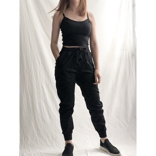 [Xả kho]Quần jogger thể thao unisex chất siêu đẹp, phối áo croptop mặc thể thao hoặc mặc nhà hoặc đi chơi đều chất