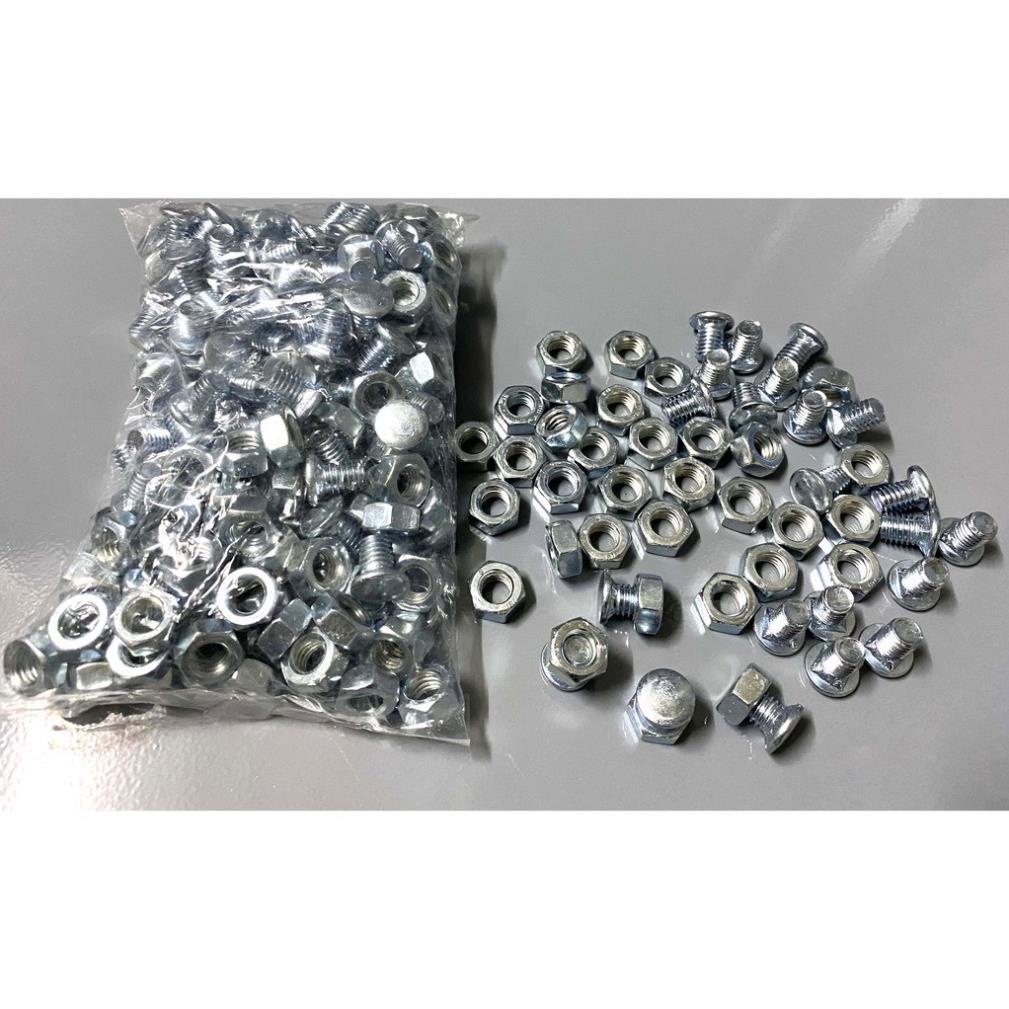 100 cặp ốc lắp kệ sắt v lỗ đa năng .